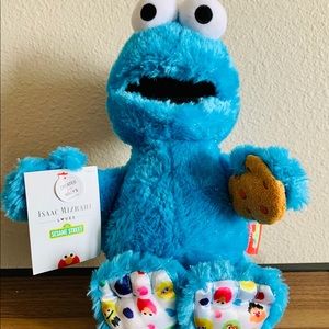 NWT Cookie Monster 15"Plush Macy's Sesame Street